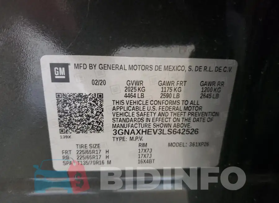 3GNAXHEV3LS642526 Photo# 13