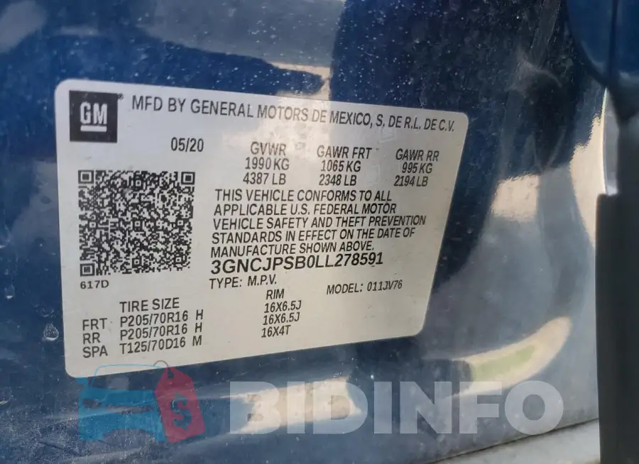 3GNCJPSB0LL278591 Photo# 13