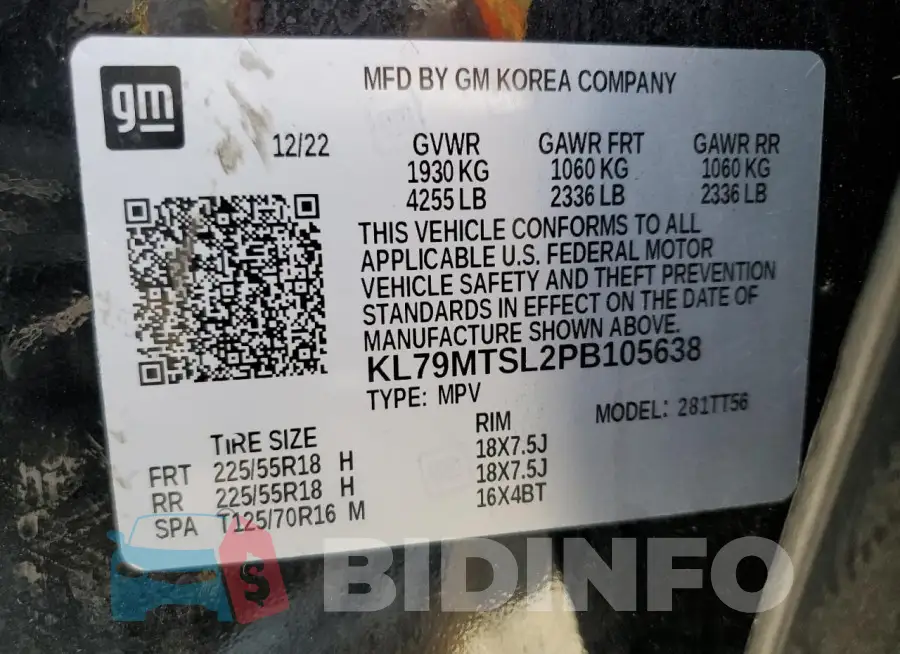 KL79MTSL2PB105638 Photo# 12