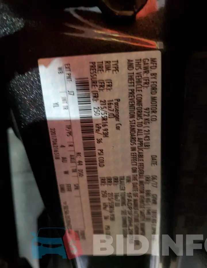1FADP3F29HL298765 Photo# 12