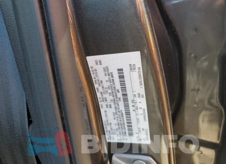 1FMCU0HD6JUC68971 Photo# 14