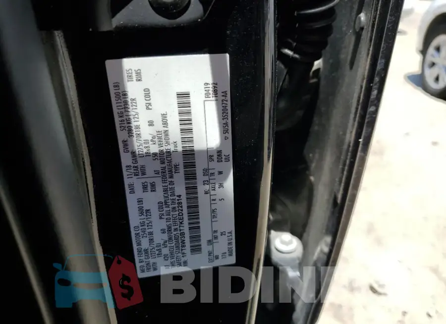 1FT8W3BT7KED22814 Photo# 12