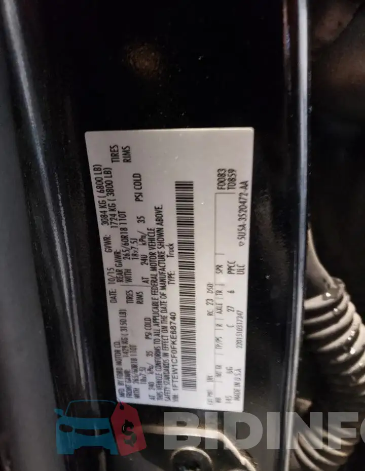 1FTEW1CF0FKE68740 Photo# 13