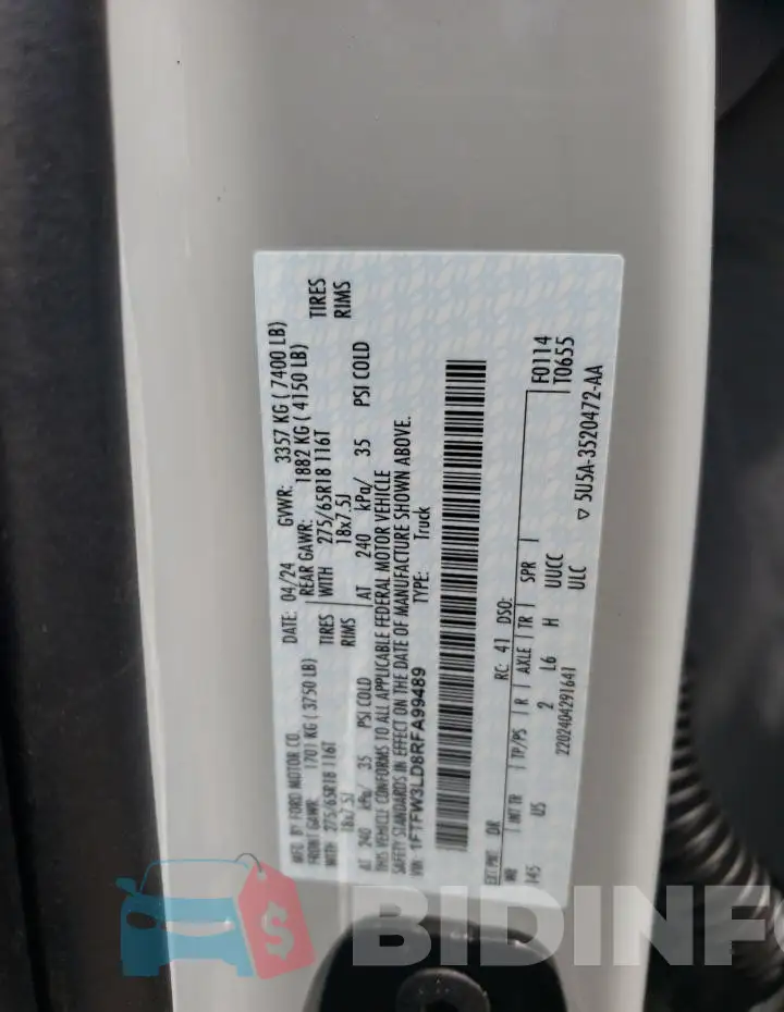 1FTFW3LD8RFA99489 Photo# 12