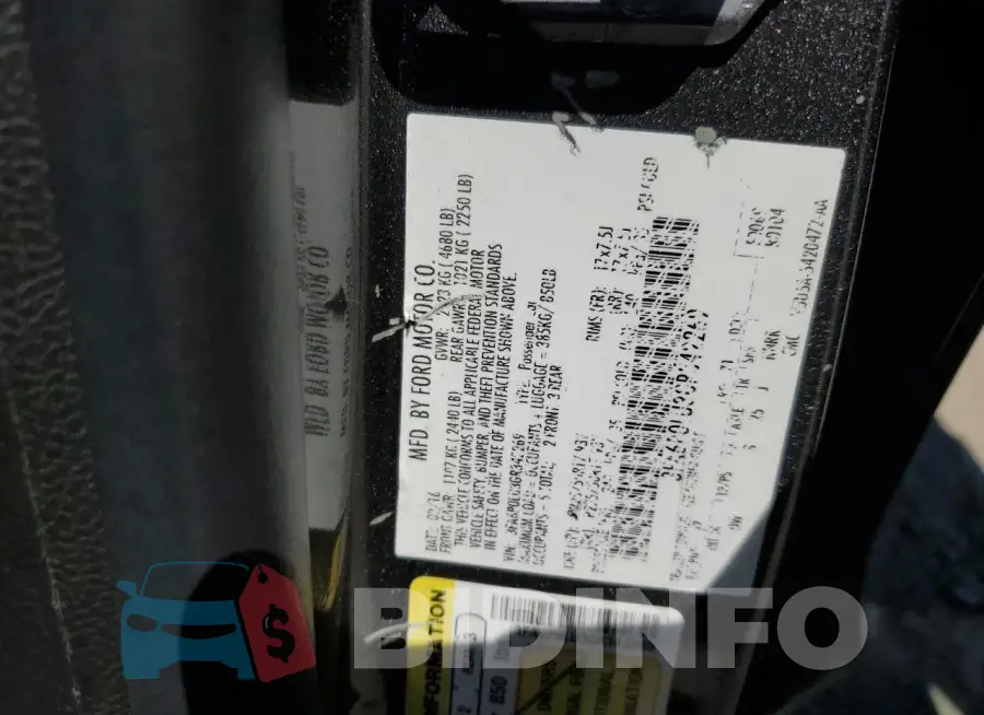 3FA6P0LU3GR342269 Photo# 12
