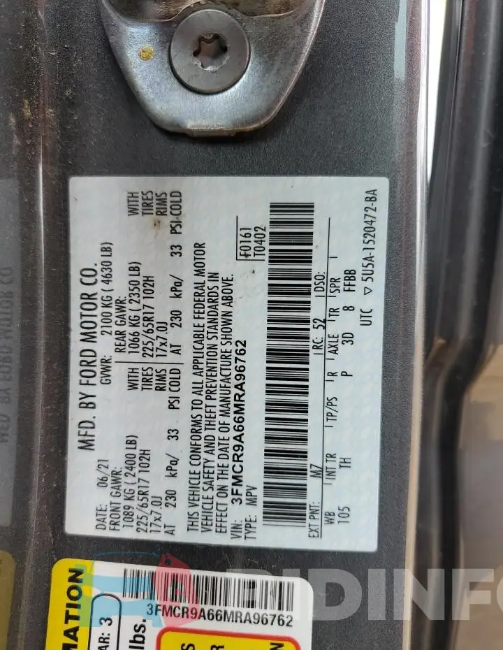 3FMCR9A66MRA96762 Photo# 13