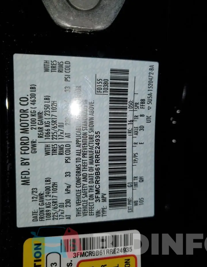 3FMCR9B61RRE24935 Photo# 13
