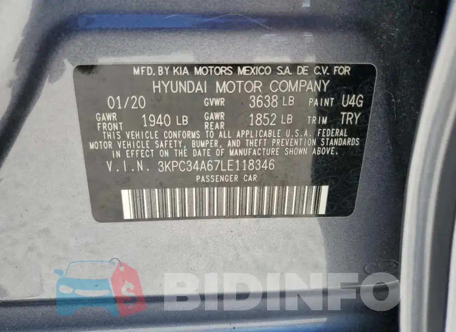 3KPC34A67LE118346 Photo# 12