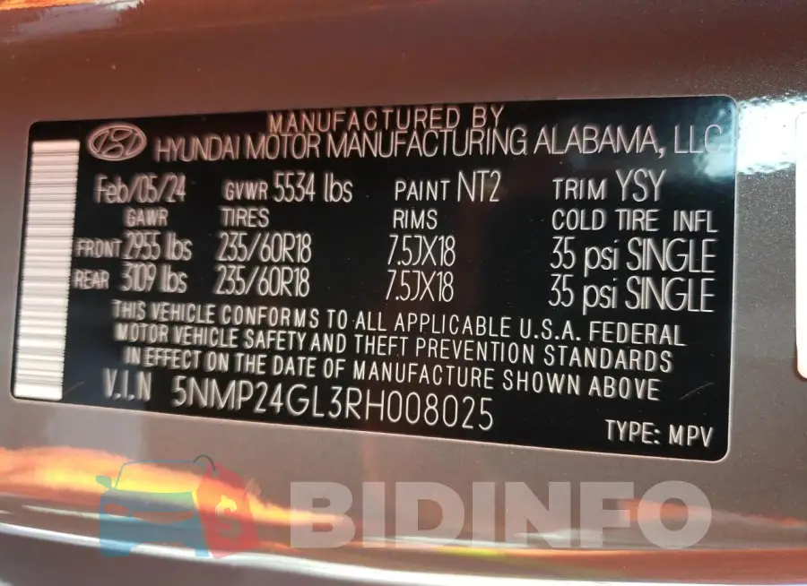 5NMP24GL3RH008025 Photo# 13