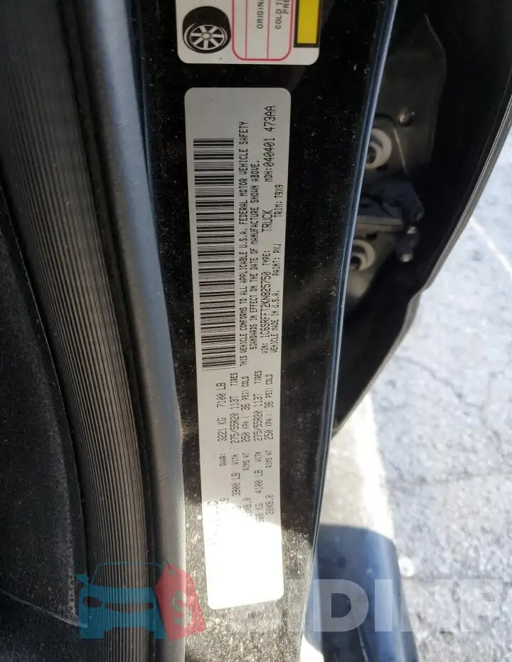 1C6SRFFT2KN825750 Photo# 12