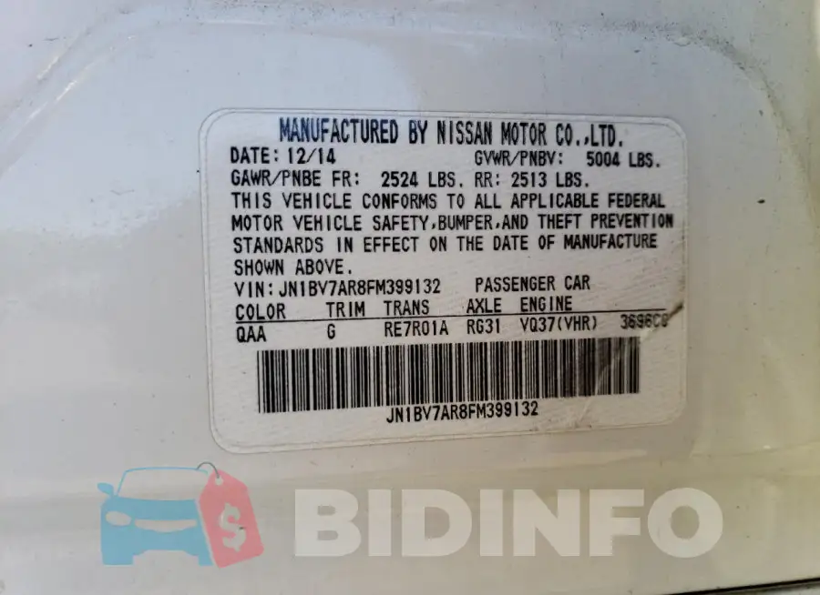 JN1BV7AR8FM399132 Photo# 13
