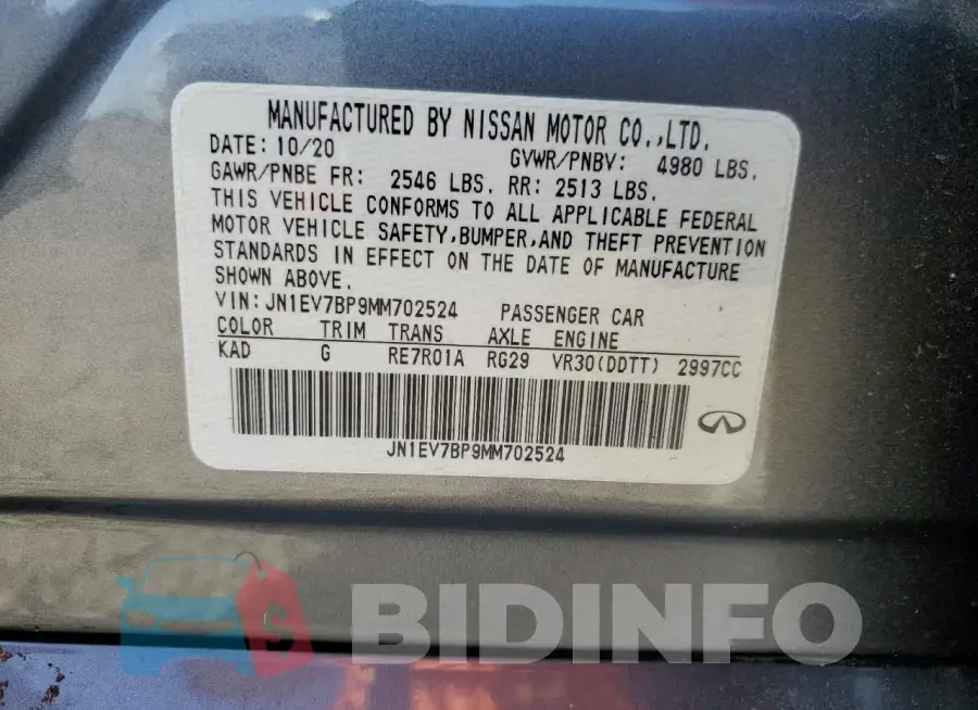 JN1EV7BP9MM702524 Photo# 13