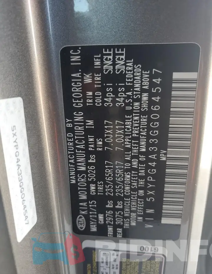 5XYPG4A33GG064547 Photo# 13
