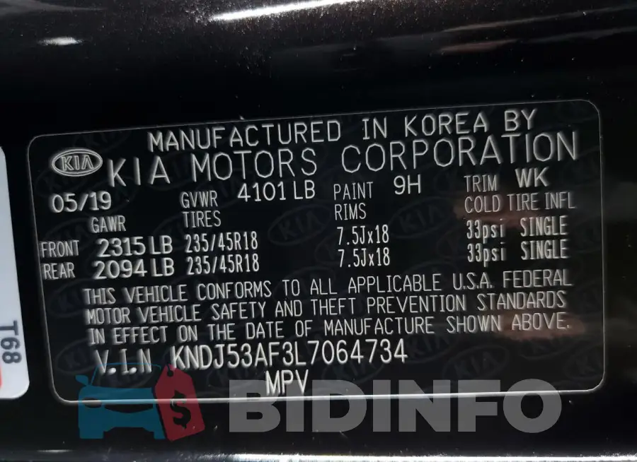 KNDJ53AF3L7064734 Photo# 12