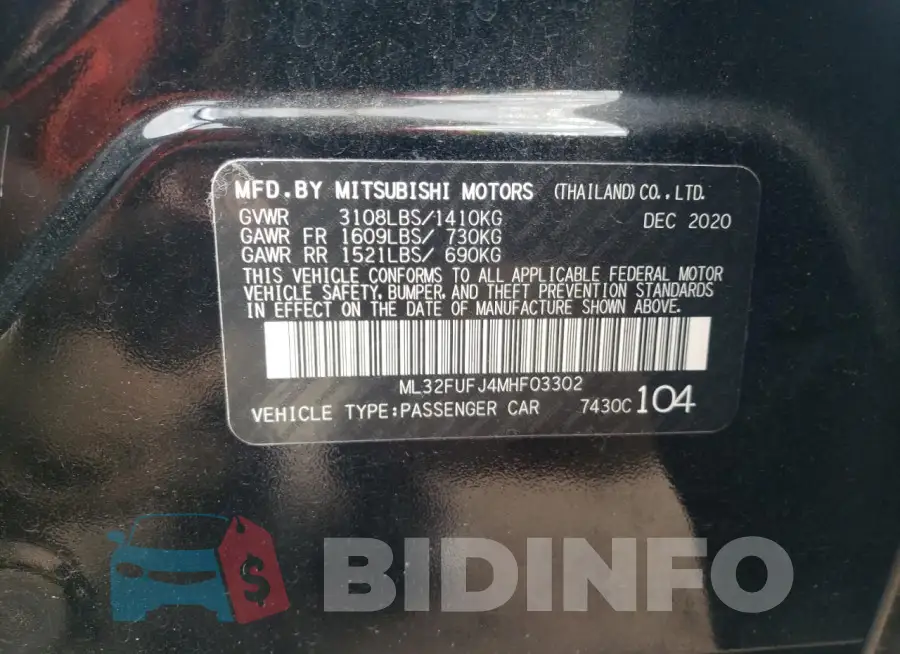 ML32FUFJ4MHF03302 Photo# 12