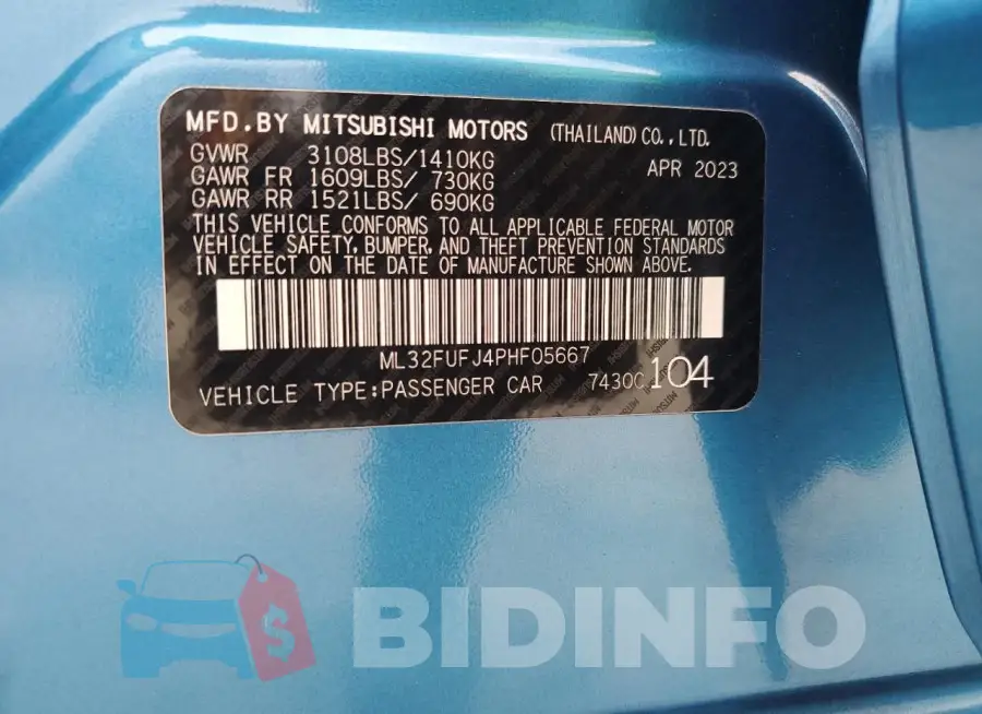 ML32FUFJ4PHF05667 Photo# 13