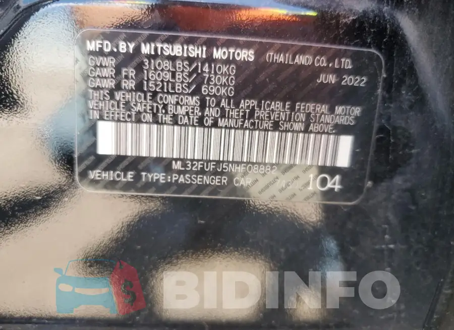 ML32FUFJ5NHF08882 Photo# 13