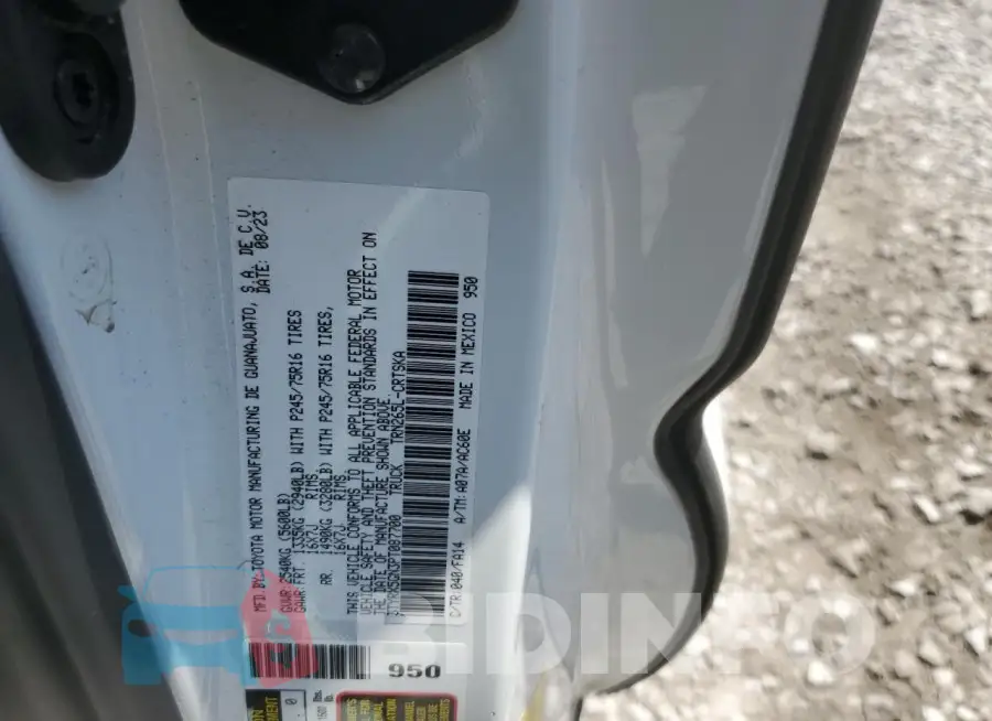3TYRX5GN3PT087700 Photo# 12