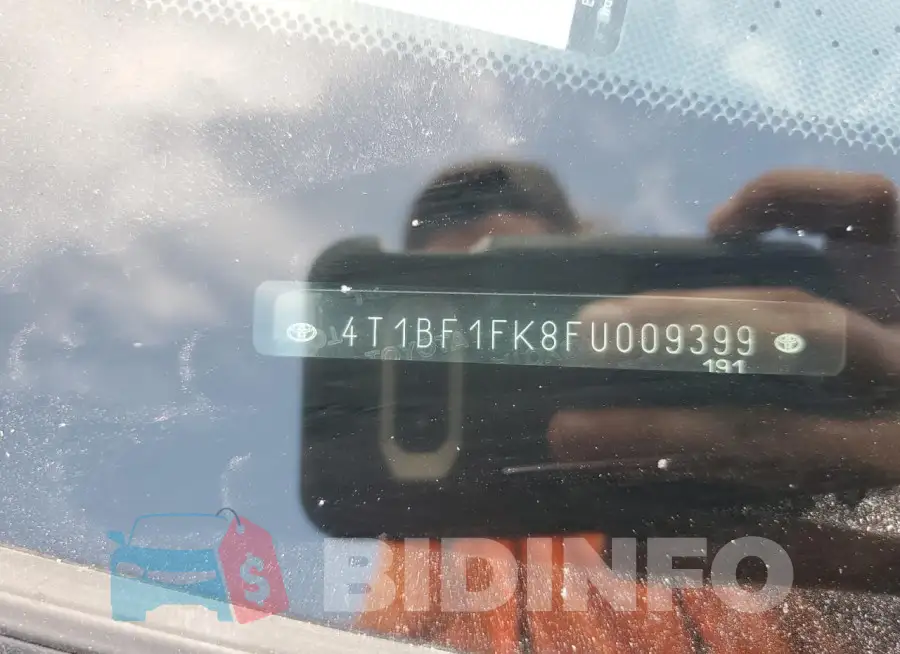 4T1BF1FK8FU009399 Photo# 12