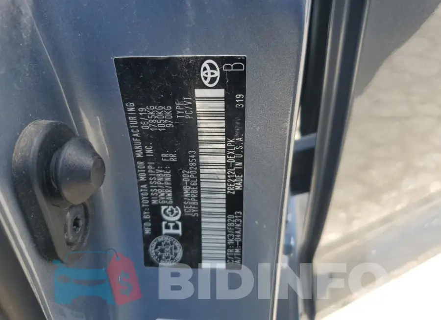 5YFBPRBE6LP028543 Photo# 12