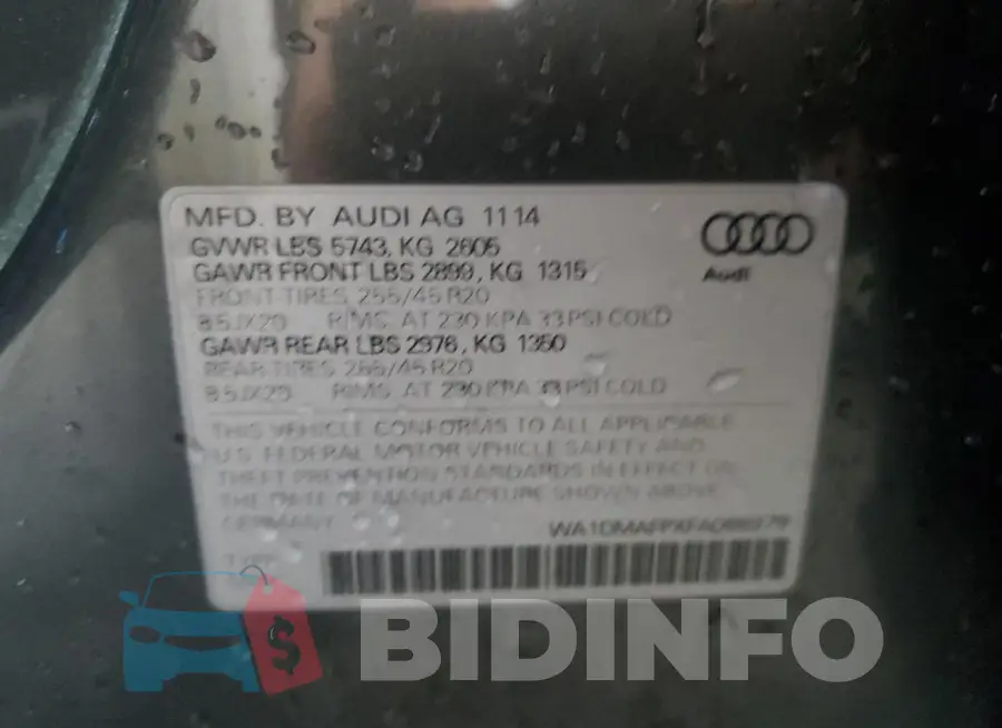 WA1DMAFPXFA068979 Photo# 13