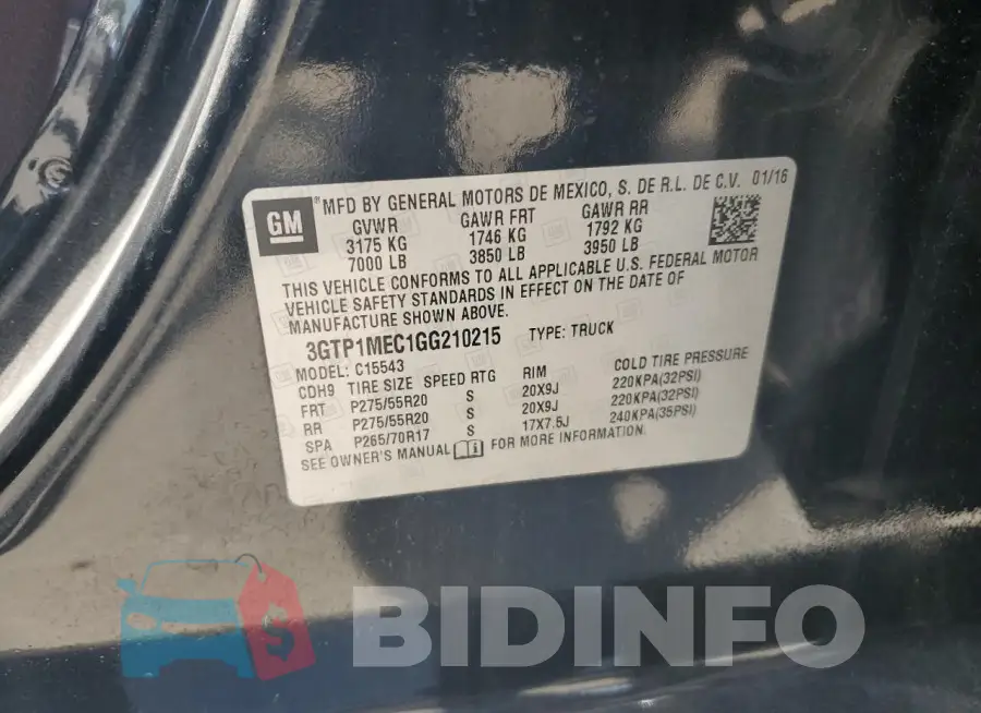 3GTP1MEC1GG210215 Photo# 12