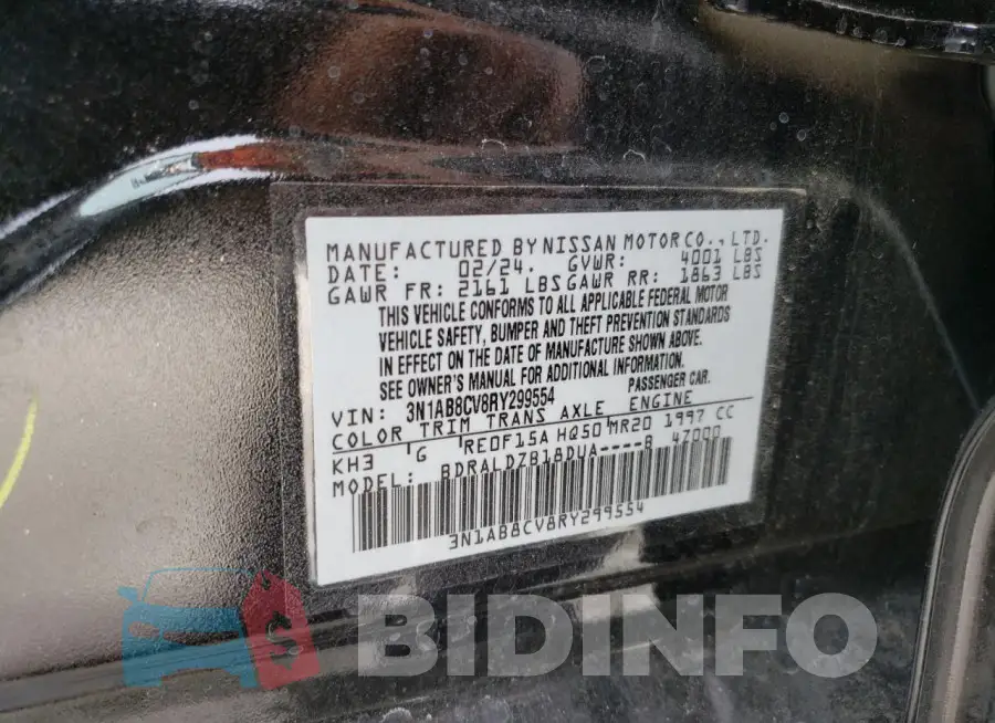 3N1AB8CV8RY299554 Photo# 12