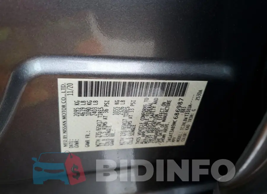 5N1AT3AB9MC686987 Photo# 12