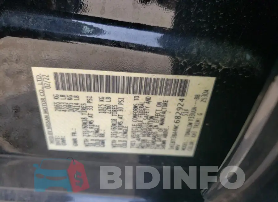 5N1BT3BA4NC682924 Photo# 13