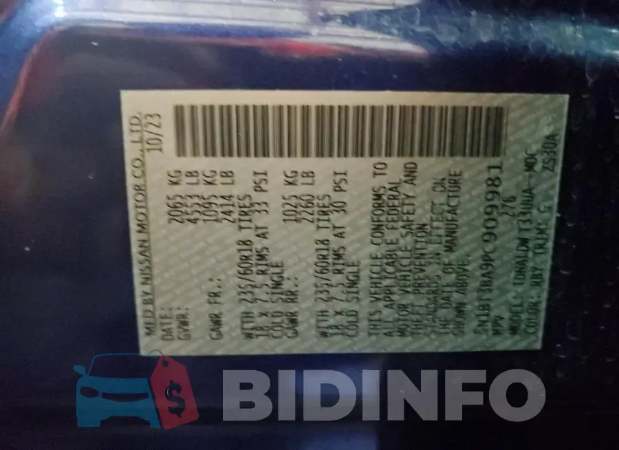 5N1BT3BA9PC909981 Photo# 13