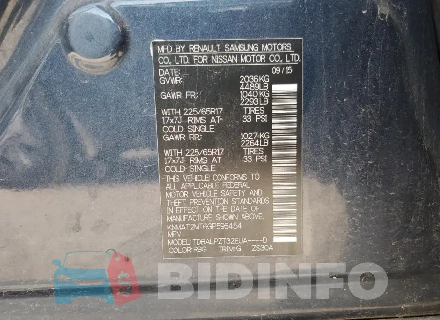 KNMAT2MT6GP596454 Photo# 13