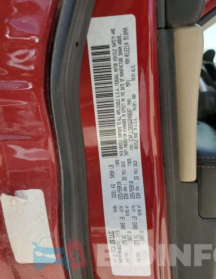 1C4PJLDB9GW249607 Photo# 13