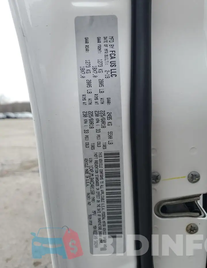 1C4PJMLB4KD401160 Photo# 12