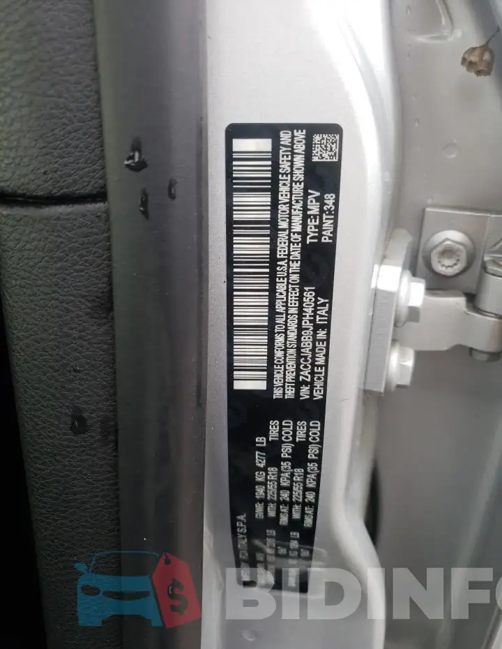 ZACCJABB9JPH40561 Photo# 13