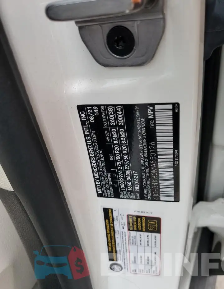 4JGFB4KB0MA550126 Photo# 12