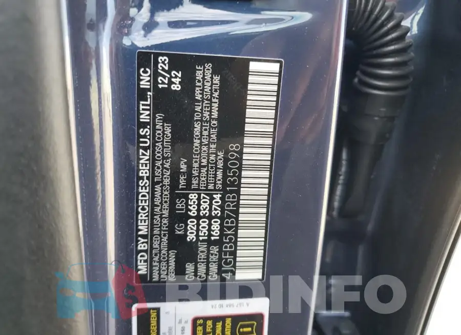 4JGFB5KB7RB135098 Photo# 12