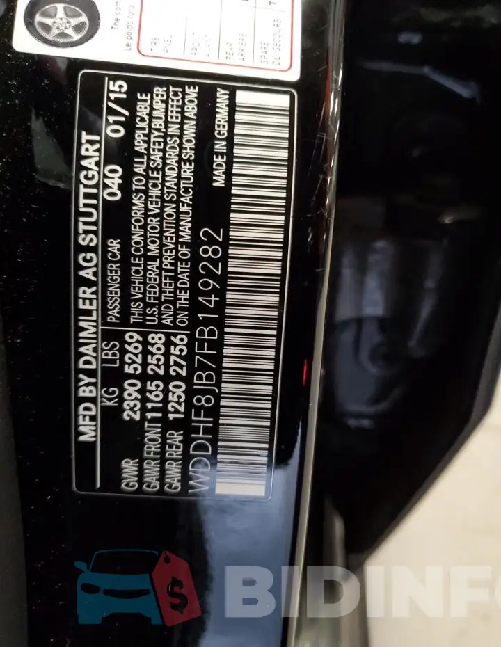 WDDHF8JB7FB149282 Photo# 12
