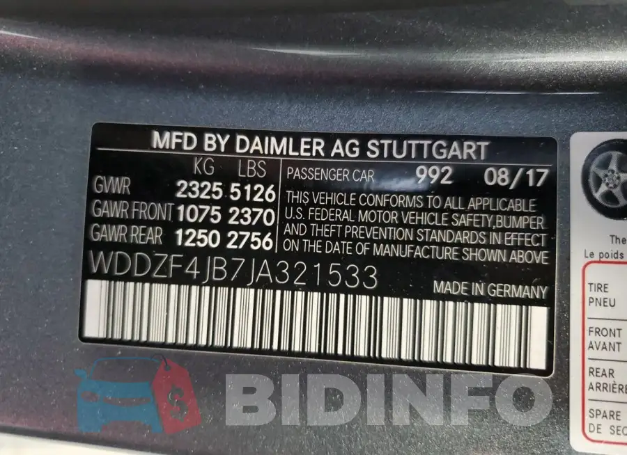 WDDZF4JB7JA321533 Photo# 12