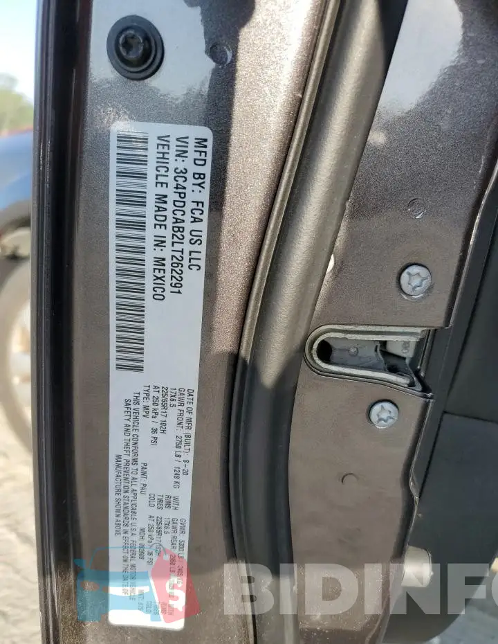 3C4PDCAB2LT262291 Photo# 12