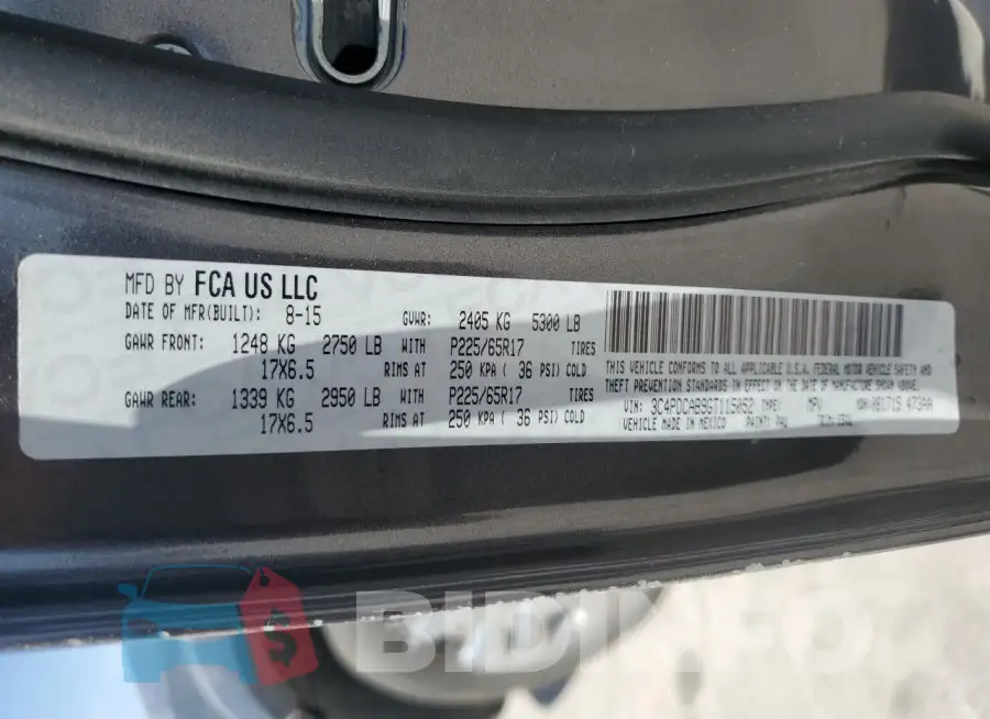 3C4PDCAB9GT115052 Photo# 12