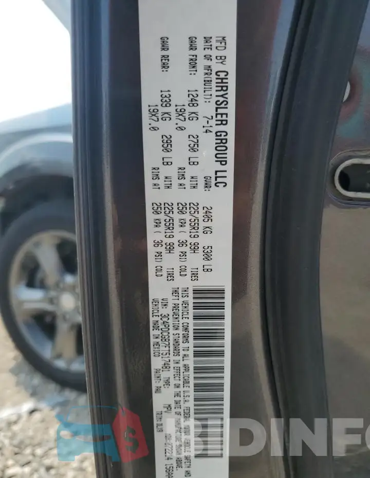 3C4PDCGB7FT517481 Photo# 13