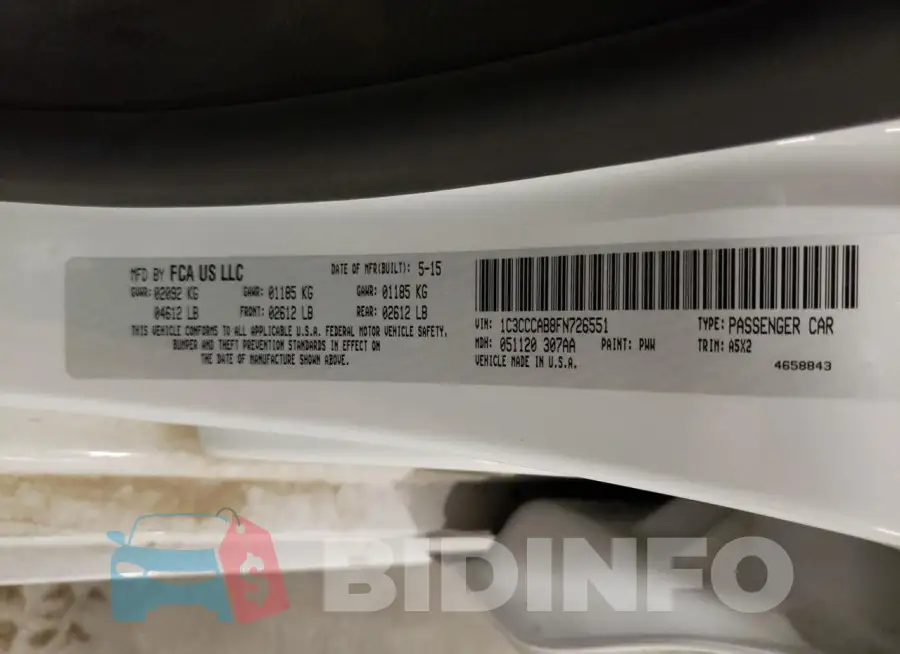 1C3CCCAB8FN726551 Photo# 12