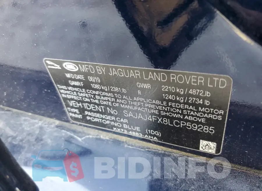 SAJAJ4FX8LCP59285 Photo# 12