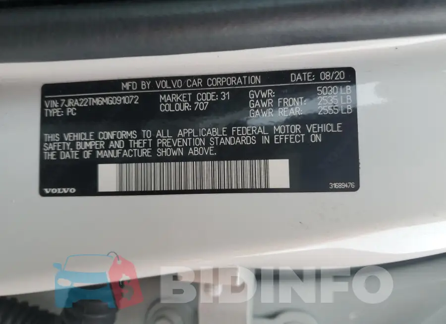 7JRA22TM6MG091072 Photo# 12