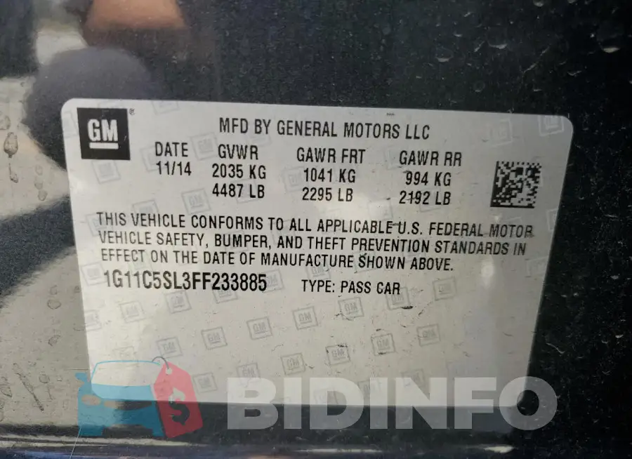 1G11C5SL3FF233885 Photo# 12