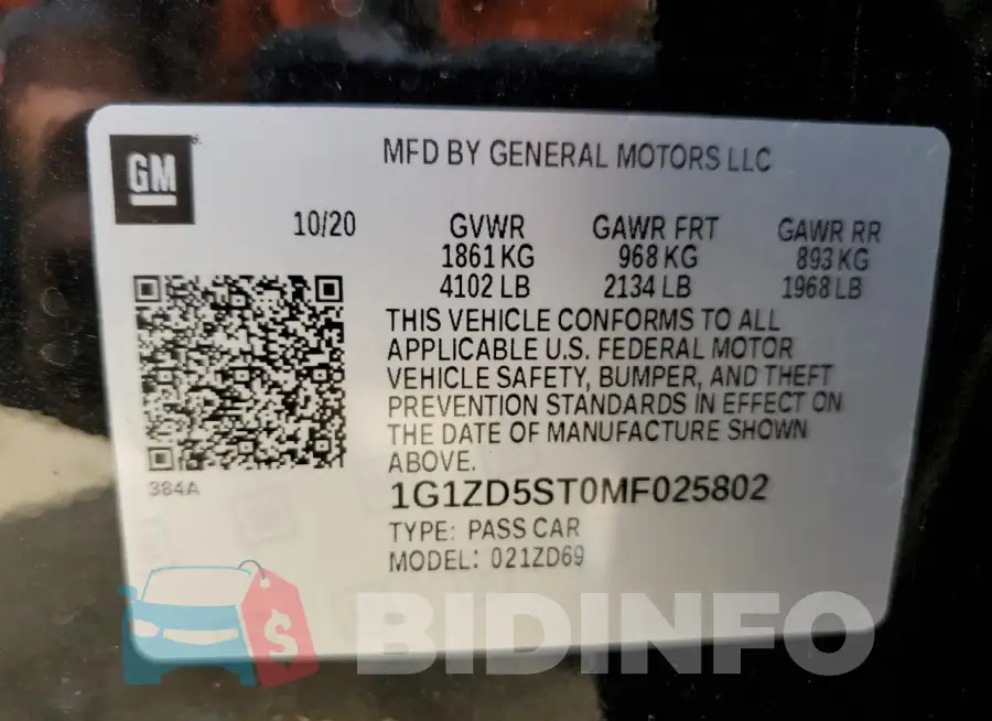 1G1ZD5ST0MF025802 Photo# 12
