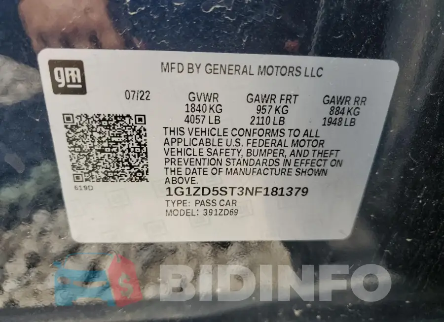 1G1ZD5ST3NF181379 Photo# 12