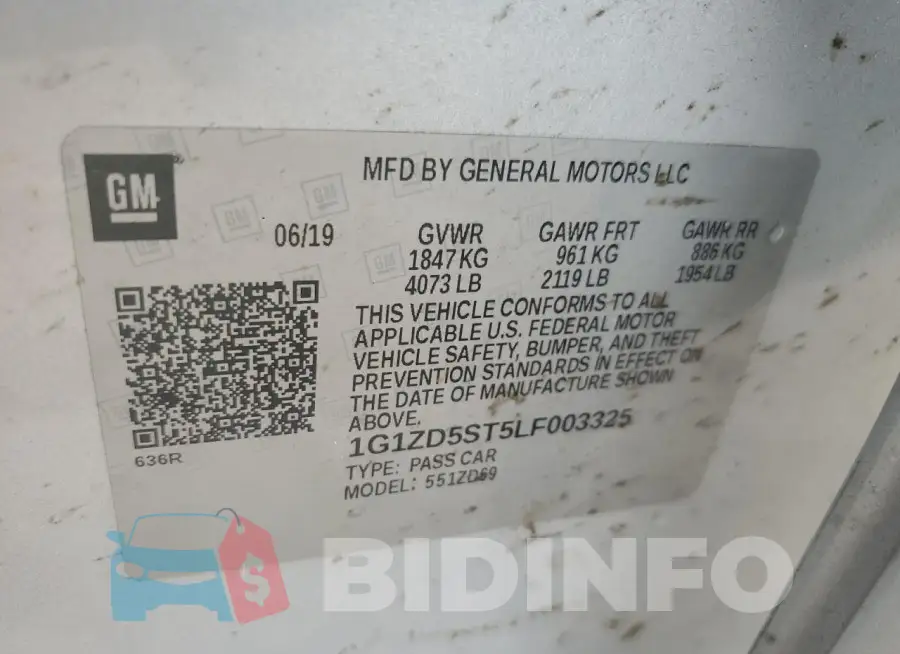 1G1ZD5ST5LF003325 Photo# 12