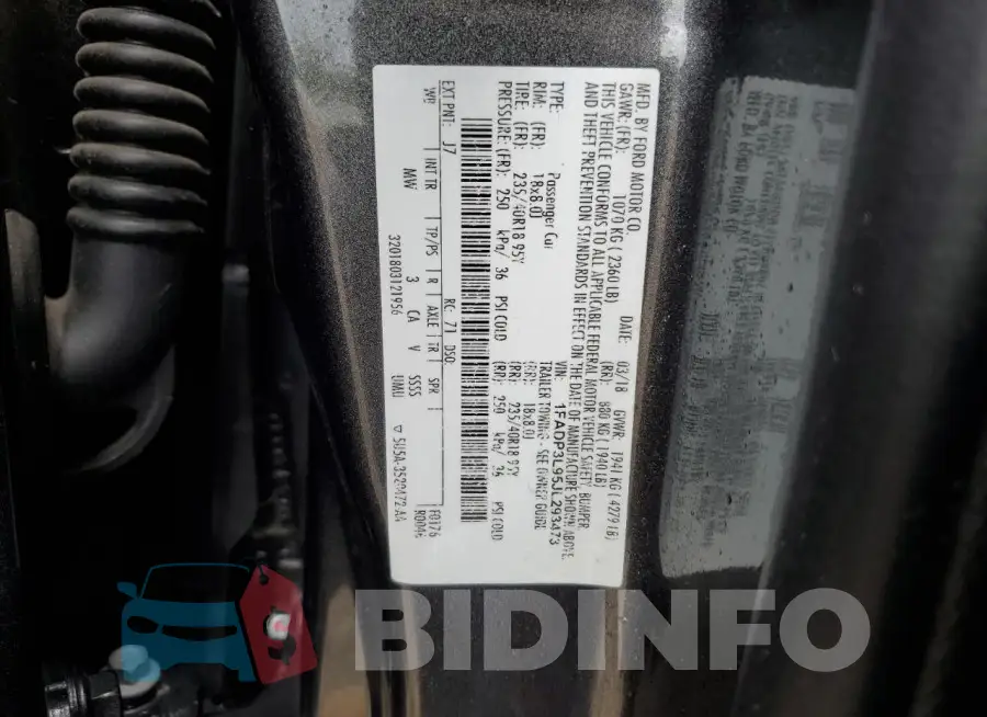 1FADP3L95JL293473 Photo# 12