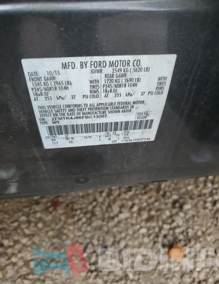 2FMTK4J86FBC13007 Photo# 12